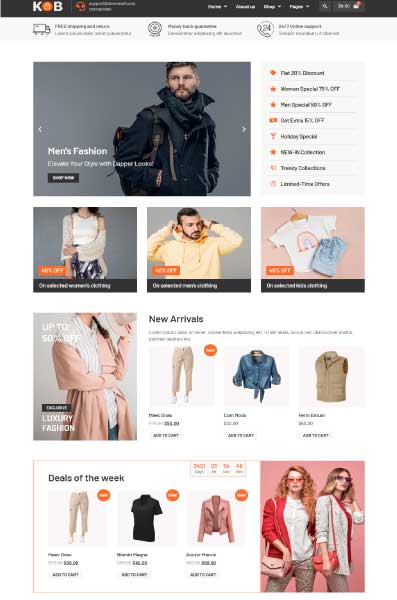 Ecommerce website