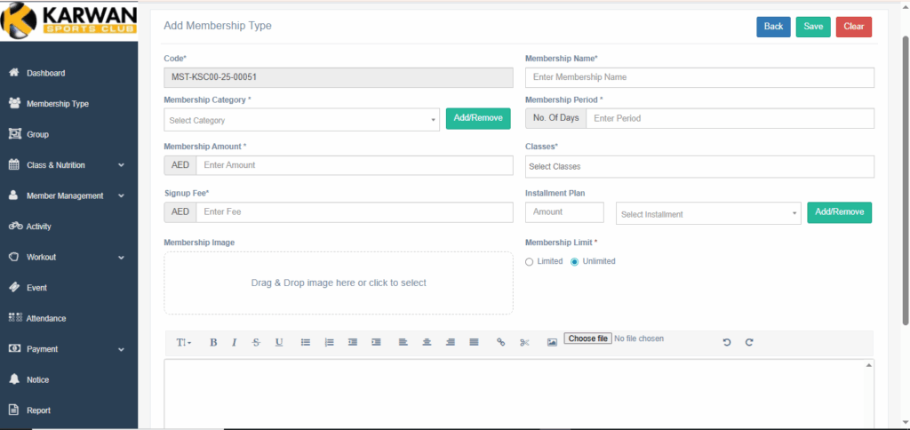Gym Managment Software